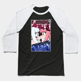 Q | Gawr Gura & Calliope Mori Hololive En Baseball T-Shirt